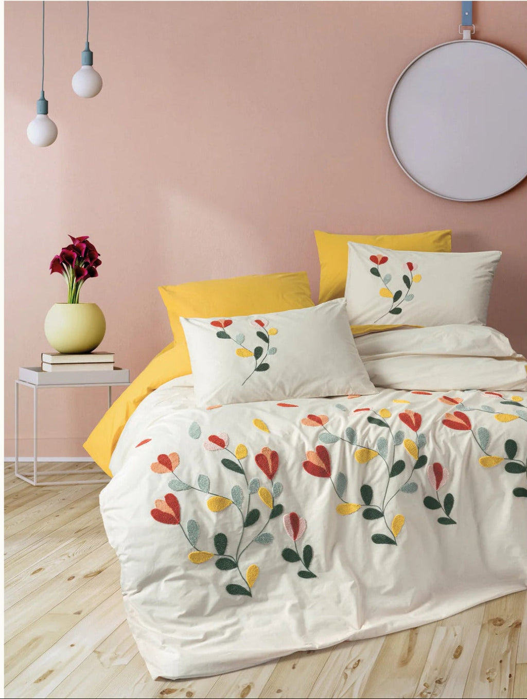 Embroidery bloemen
