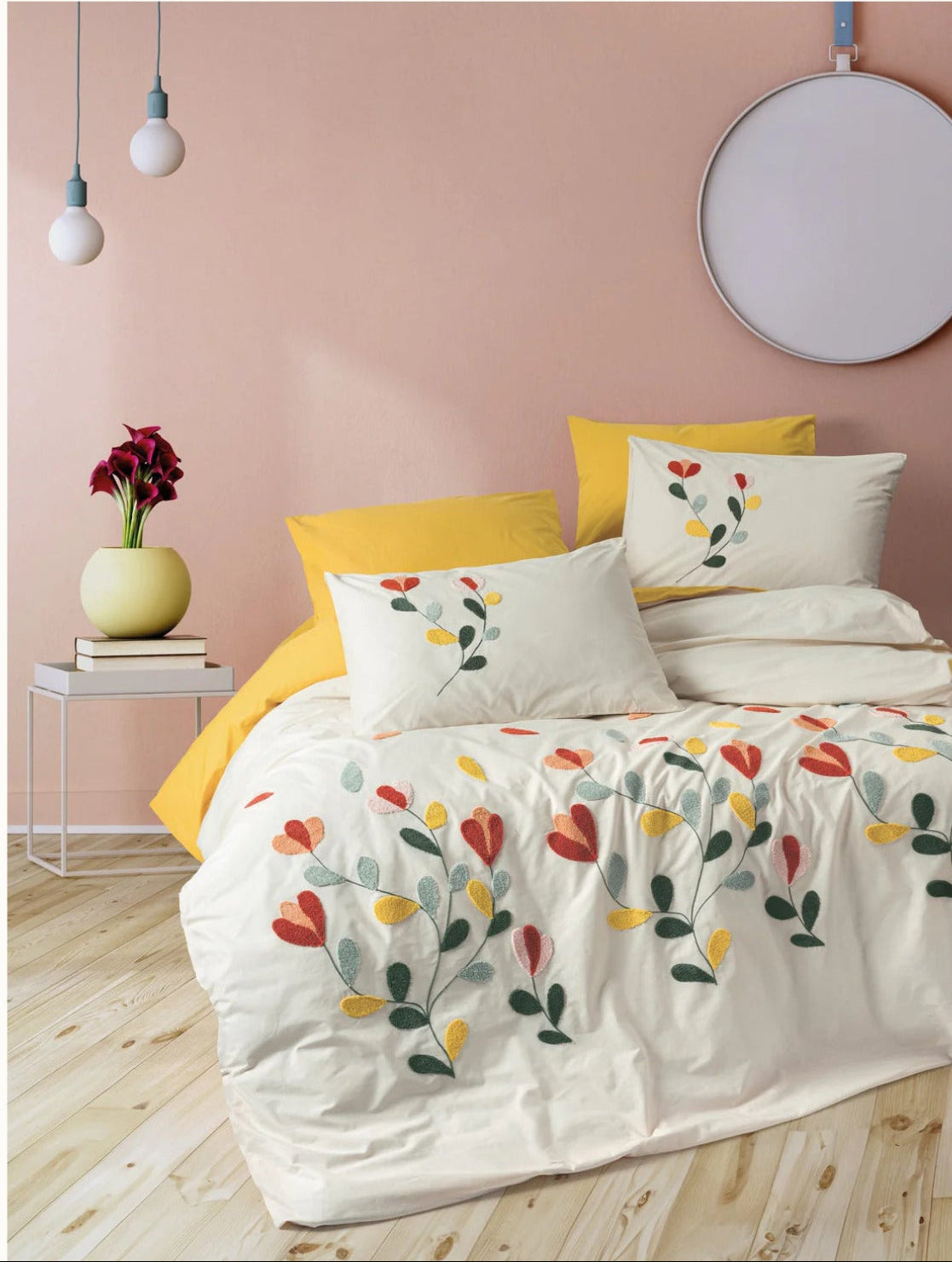 Embroidery bloemen