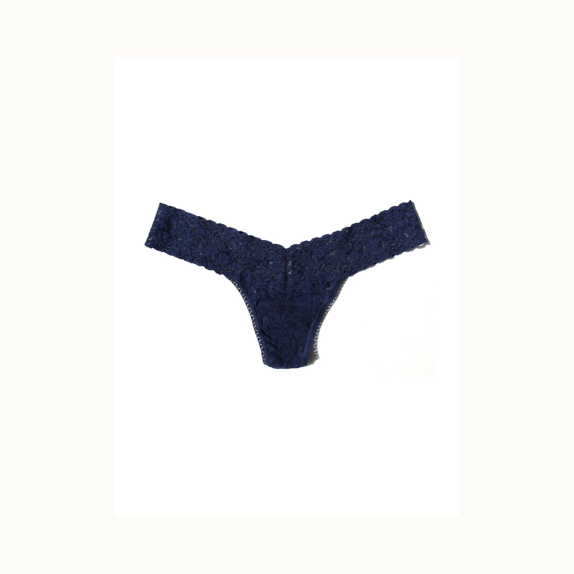 Hanky Panky String Lace Navy
