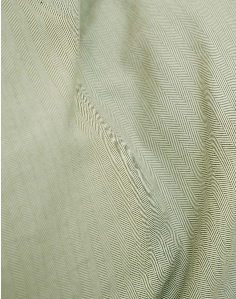Marc O'Polo Senja Moss Green — detail visgraat
